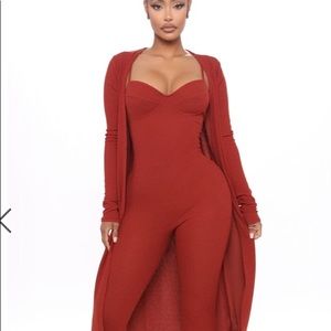 Fashion Nova all inclusive jumpsuit set